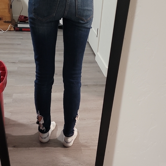 Buckle Women's Dark Blue Skinny Jeans - Picture 2 of 7